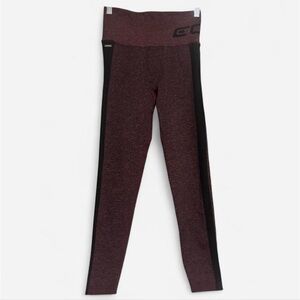 ECHT Arise Scrunch Maroon Leggings, Size M